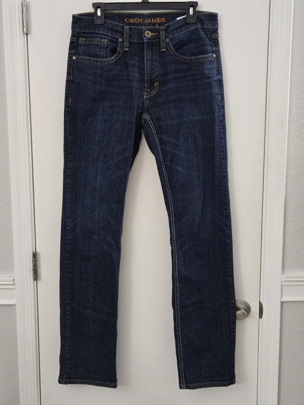 Slim Straight Men’s Jeans in Deep Indigo